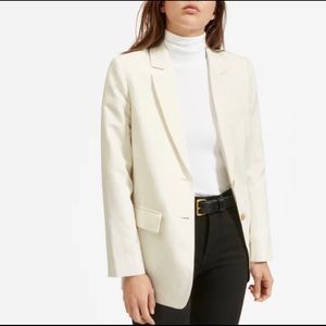 Everlane linen blend blazer